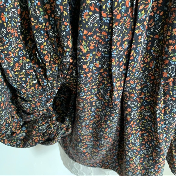 NWT DOEN Savona Silk Blouse in Black Saint Claude Paisley Print sz S - Picture 7 of 12
